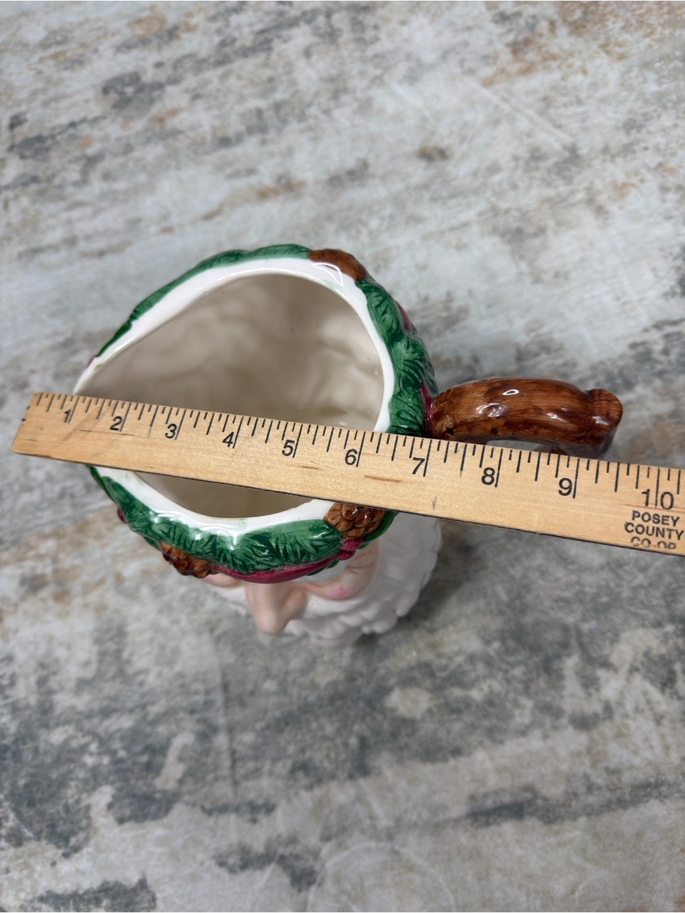 Vintage Santa Claus Christmas Pitcher Ceramic Holiday Decor Collectible - Picture 3 of 10